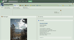Desktop Screenshot of derekislegend.deviantart.com