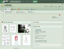 Tablet Screenshot of nabilaaida.deviantart.com
