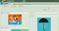 Desktop Screenshot of nerdyapple.deviantart.com