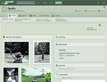 Tablet Screenshot of genitiv.deviantart.com