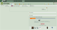Desktop Screenshot of cutie-huggies.deviantart.com