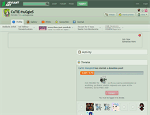 Tablet Screenshot of cutie-huggies.deviantart.com