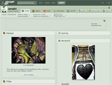Tablet Screenshot of lamaihi.deviantart.com