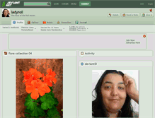 Tablet Screenshot of ladyroll.deviantart.com