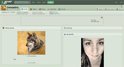 Desktop Screenshot of chelseagirly.deviantart.com