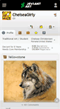 Mobile Screenshot of chelseagirly.deviantart.com
