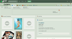 Desktop Screenshot of foxyfighter.deviantart.com