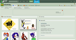 Desktop Screenshot of animalxing.deviantart.com