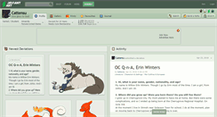 Desktop Screenshot of cattensu.deviantart.com