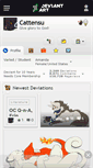 Mobile Screenshot of cattensu.deviantart.com