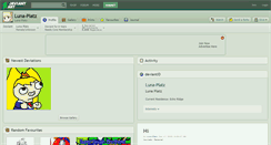 Desktop Screenshot of luna-platz.deviantart.com