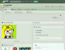 Tablet Screenshot of luna-platz.deviantart.com