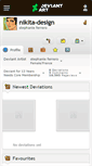 Mobile Screenshot of nikita-design.deviantart.com