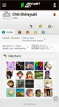 Mobile Screenshot of chii-shirayuki.deviantart.com