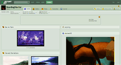 Desktop Screenshot of beanbagwarrior.deviantart.com