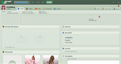 Desktop Screenshot of crystalcq.deviantart.com