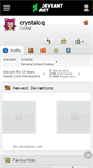 Mobile Screenshot of crystalcq.deviantart.com
