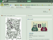 Tablet Screenshot of jellyside.deviantart.com