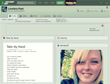 Tablet Screenshot of loveless-poet.deviantart.com