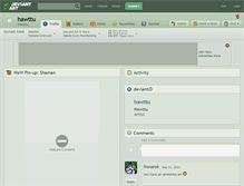 Tablet Screenshot of hawttu.deviantart.com