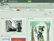 Tablet Screenshot of eleithel.deviantart.com