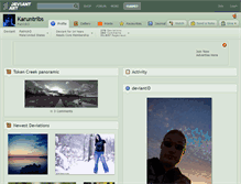 Tablet Screenshot of karuntribs.deviantart.com