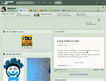 Tablet Screenshot of kkplum.deviantart.com