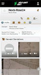 Mobile Screenshot of nexis-rose24.deviantart.com