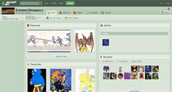Desktop Screenshot of extreme-dinosaurs.deviantart.com