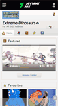 Mobile Screenshot of extreme-dinosaurs.deviantart.com