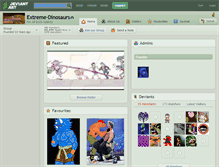 Tablet Screenshot of extreme-dinosaurs.deviantart.com