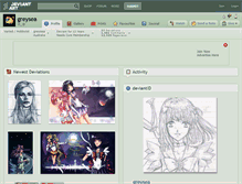 Tablet Screenshot of greysea.deviantart.com