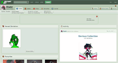 Desktop Screenshot of khador.deviantart.com