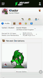 Mobile Screenshot of khador.deviantart.com
