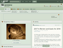 Tablet Screenshot of jamindavey.deviantart.com