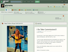 Tablet Screenshot of gnbcosplay.deviantart.com