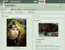 Tablet Screenshot of cerenarulyg.deviantart.com