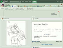 Tablet Screenshot of meisuko.deviantart.com