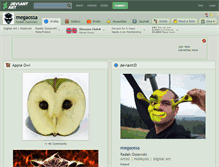 Tablet Screenshot of megaossa.deviantart.com