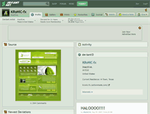 Tablet Screenshot of kronic-fx.deviantart.com