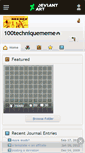 Mobile Screenshot of 100techniquememe.deviantart.com