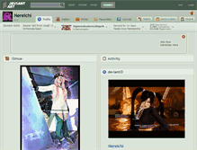 Tablet Screenshot of nereichi.deviantart.com