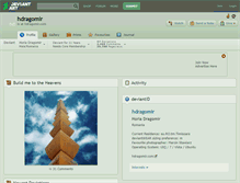 Tablet Screenshot of hdragomir.deviantart.com