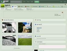 Tablet Screenshot of math10.deviantart.com