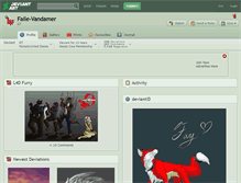 Tablet Screenshot of faile-vandamer.deviantart.com