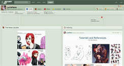 Desktop Screenshot of luciahane.deviantart.com