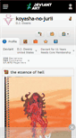 Mobile Screenshot of koyasha-no-jurii.deviantart.com
