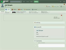 Tablet Screenshot of jet-stream.deviantart.com