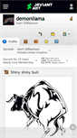 Mobile Screenshot of demonllama.deviantart.com