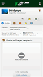 Mobile Screenshot of bindyeye.deviantart.com